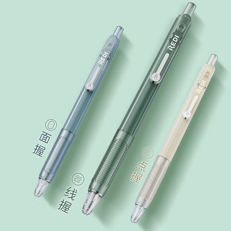 Factory Customization Wholesale Black Ink Gel Pen Retractable 0.5mm Gel Ink Pen for Students