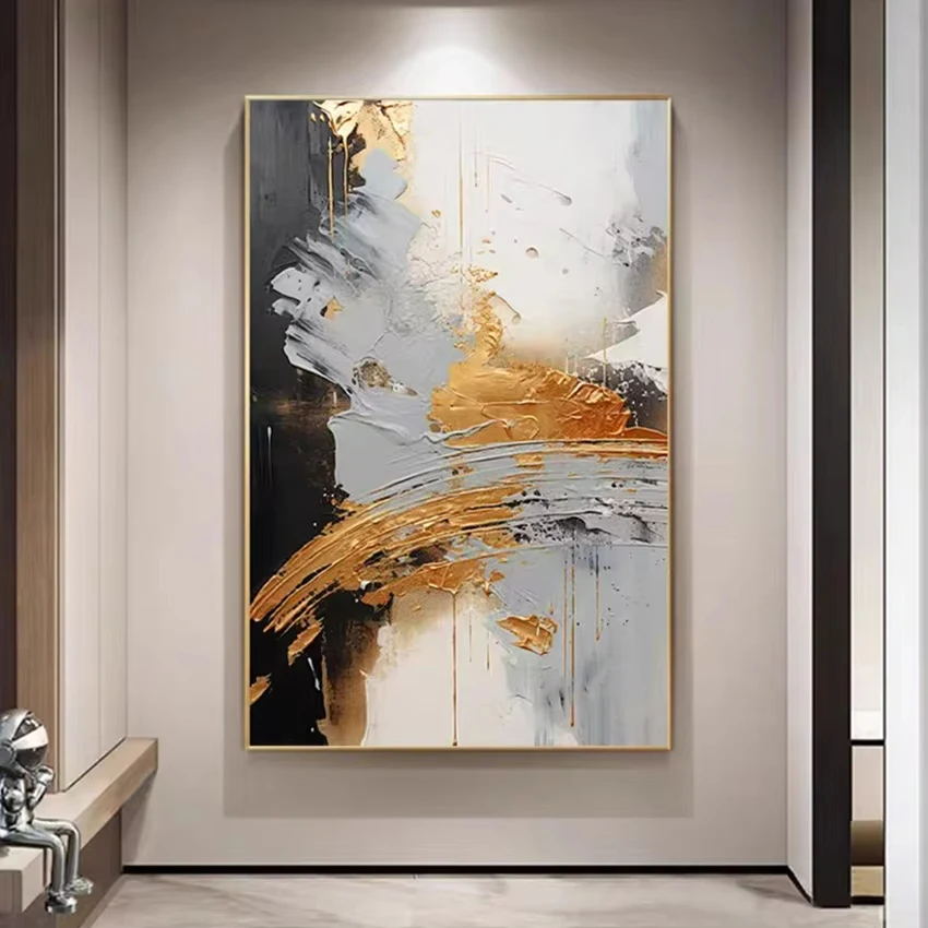 Handmade Picture Wall Art Paintings Handpainted Oil Painting On Canvas Large Handmade Wall Art Modern Home Decoration