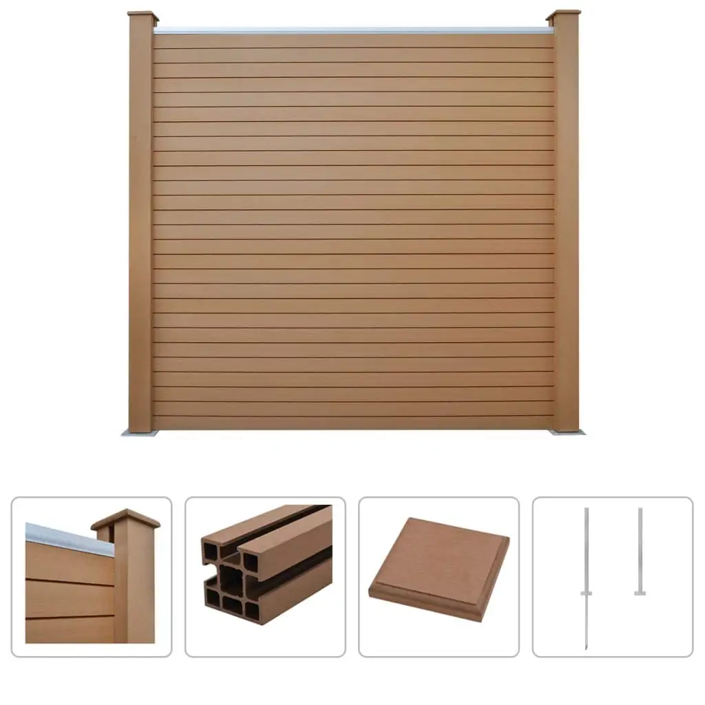 Customizable WPC Wood-Plastic Assembling Modular fences for houses Panels