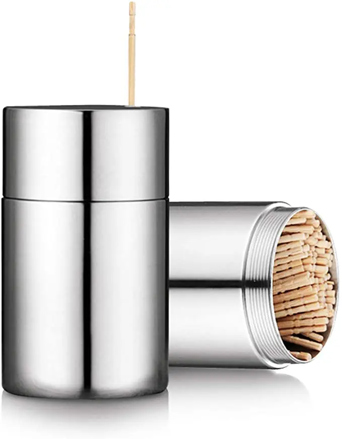 
Dispenser Stainless Steel Toothpicks Holder 