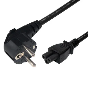 Европейский 1 8 м Ce 3pin зубчатый штекер ЕС черный Микки Маус C5 Разъем Ac удлинитель Кабель