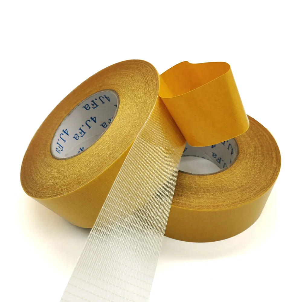 Hot Sale Double Sided Cross Filament Strong Mesh Adhesive tape