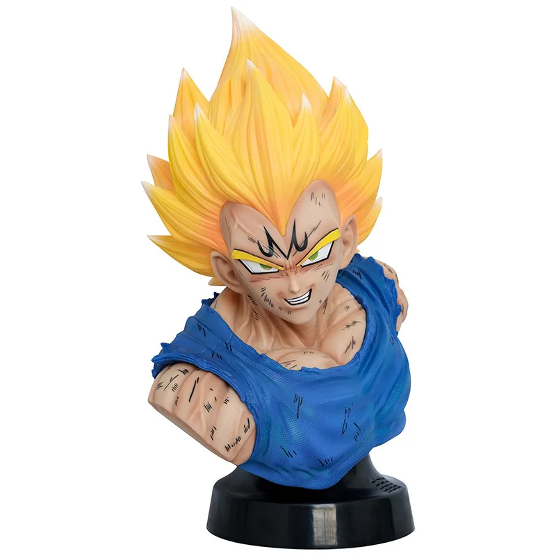 High Quality Dragon balls Action Figure Vegeta 37cm Bust Anime figure Desktop ornaments Collectibles Children Toy