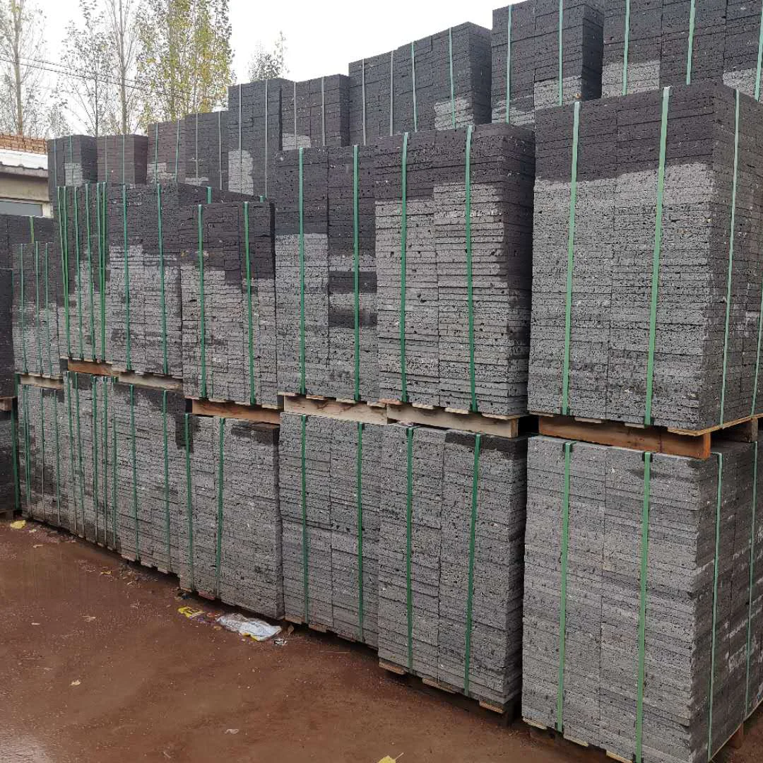 black basalt lava stone volcanic rock tile and plates Red Black Volcanic Rock Volcanic Plate for Decorating