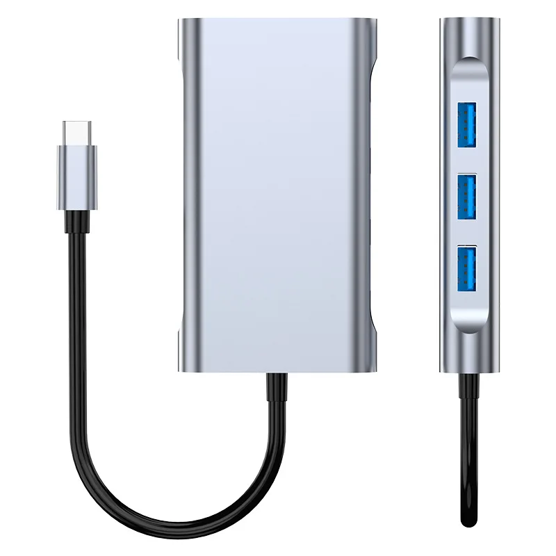 7 in 1 multi hub 8 in 1 type c hub usb 3.0 hub 7 ports pd 87w fast charging