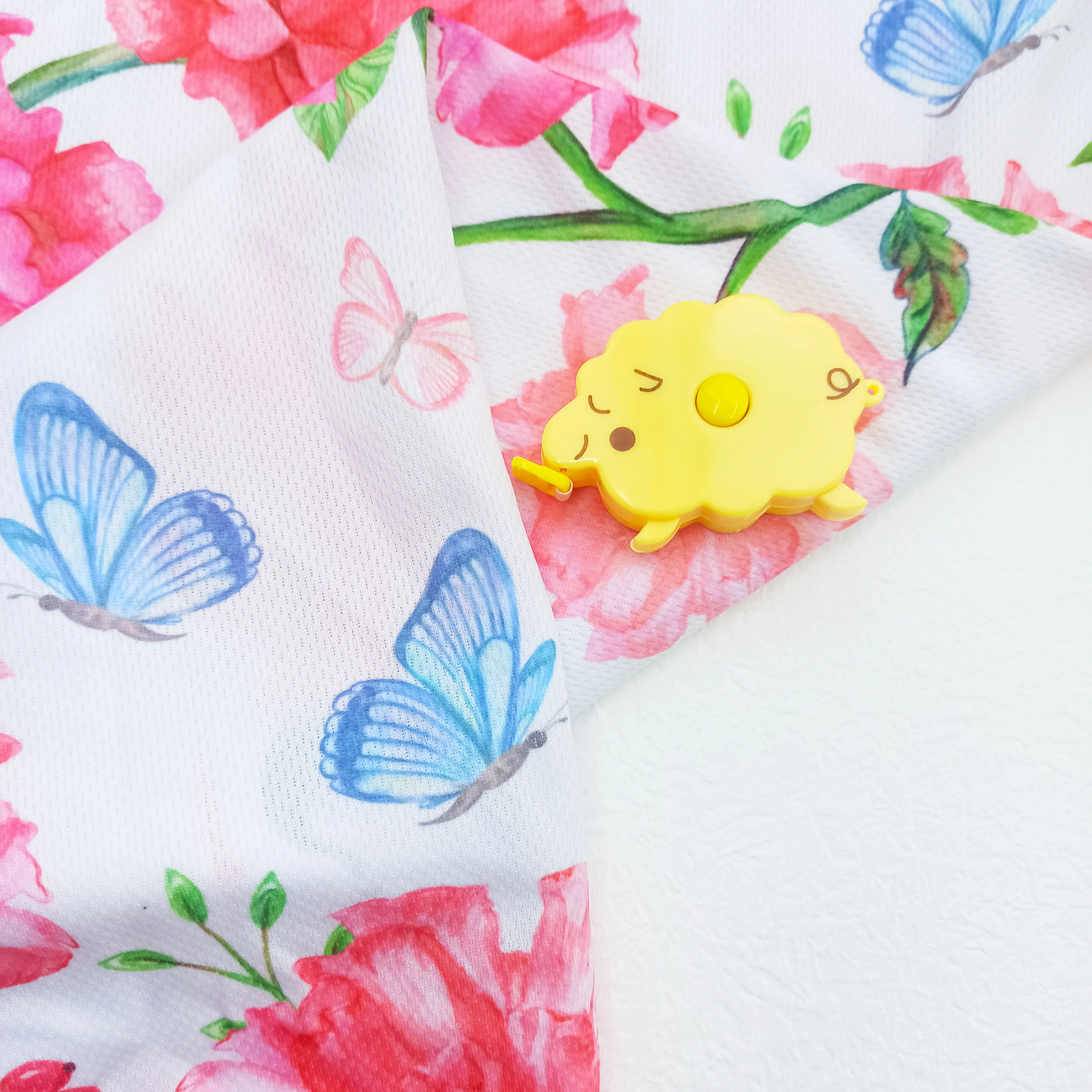 No MOQ Custom Digital Printing Athletic Knit Poly Lycra Fabric Printed