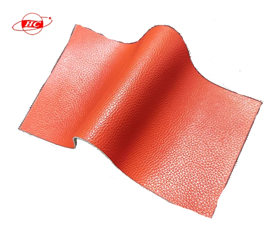 PU leather synthetic leather Lychee pattern pattern customized 0.8mm colorful