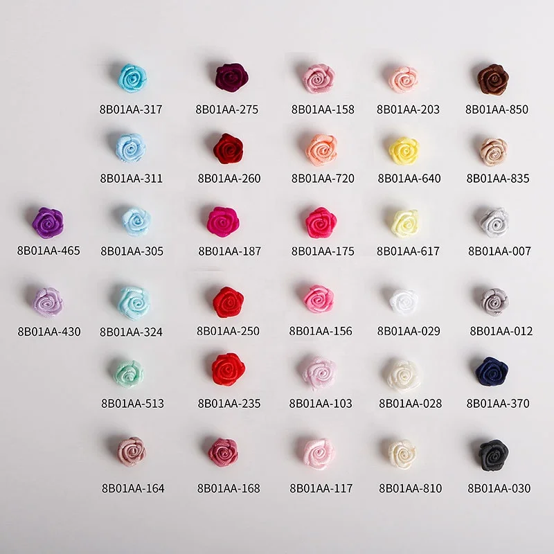 10mm mini satin ribbon bow ribbon flower underwear ribbon bow garment decoration