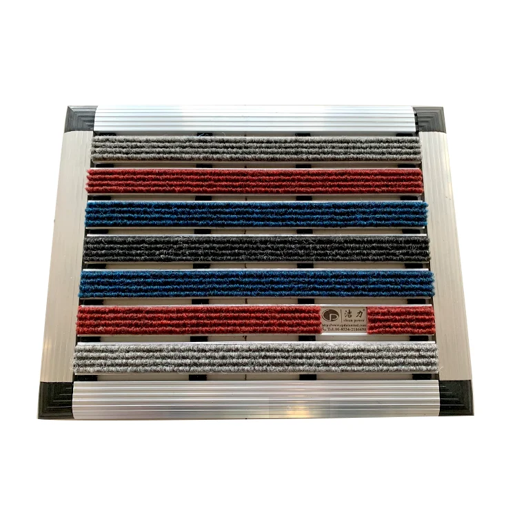 30*45cm Heavy Duty Recessed Pedimat Aluminum Alloy Metal Welcome Entrance Door Mat for office hospital
