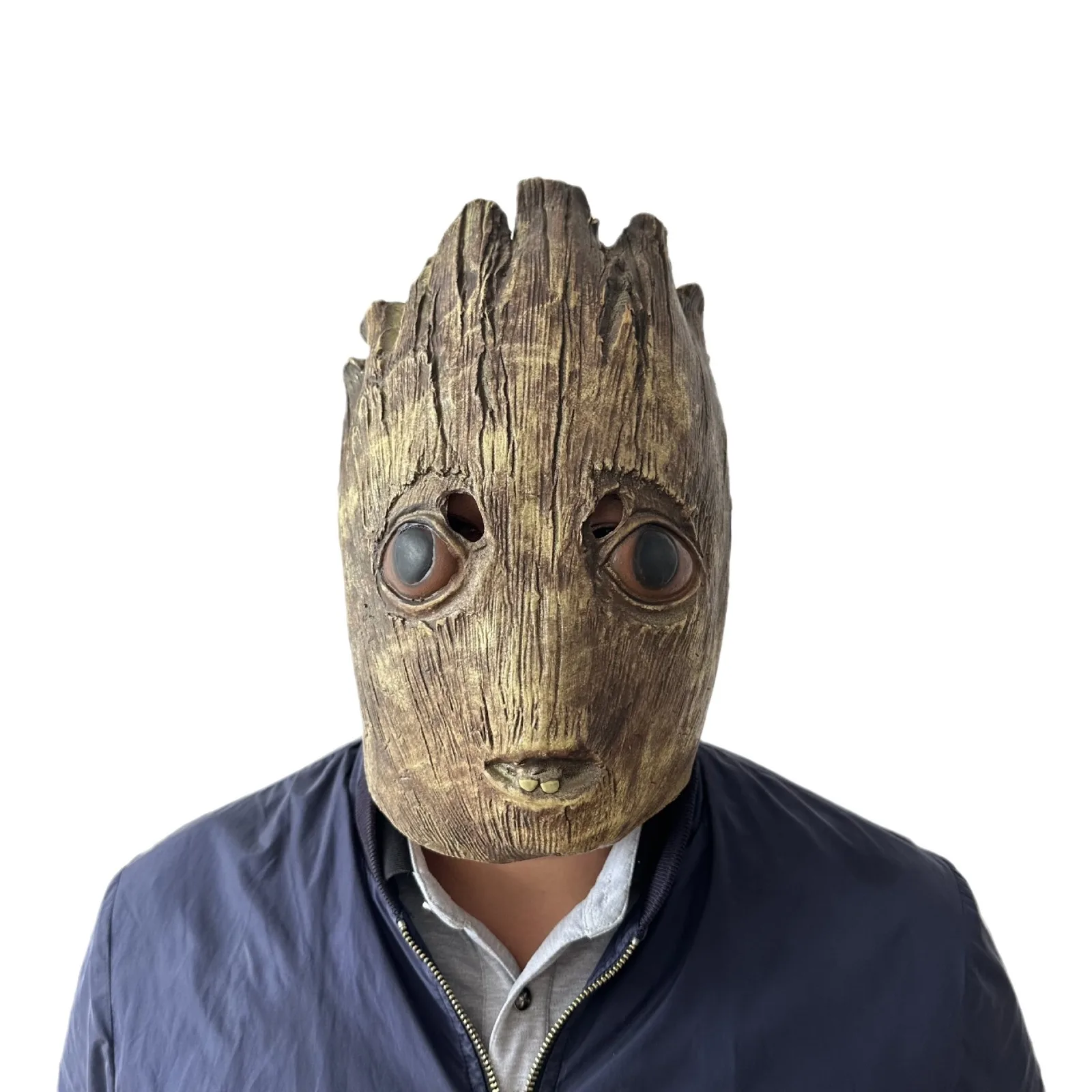 Mini Groot Figurine Miniature Model Home Accessories Decompression cosplay headgear latex mask