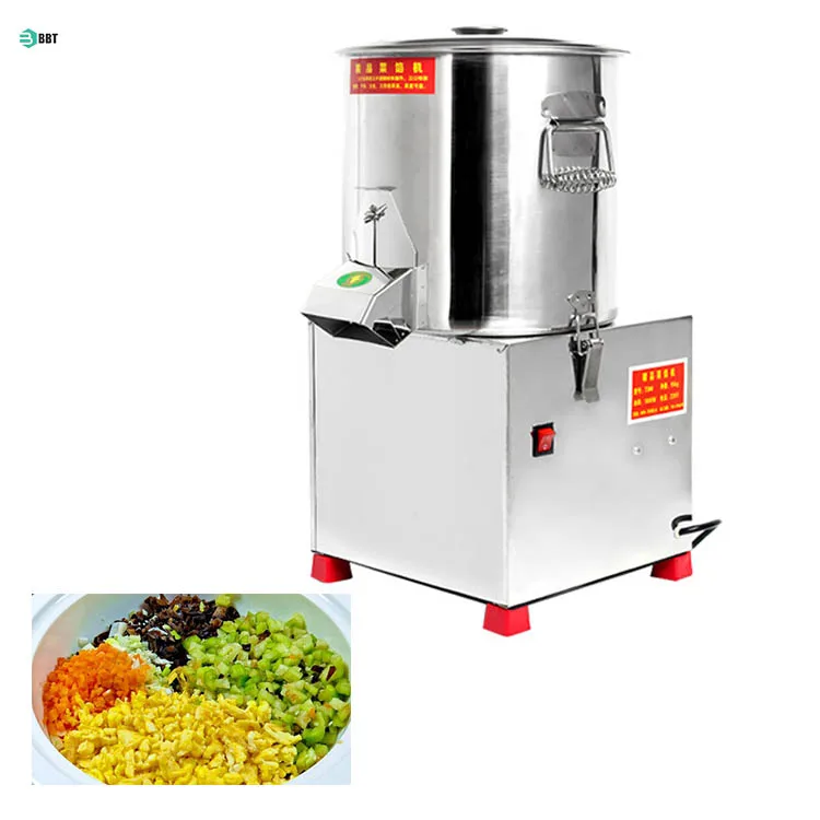 Commercial Vegetable Cutter Electric Meat Grinder Restaurant Stainless Steel Vegetable Crusher