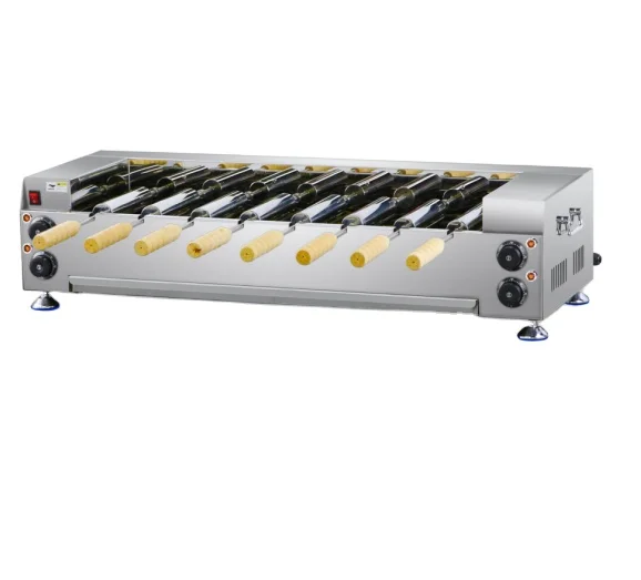 SY-22 Electricity Desktop Commercial Bakery Equipment Electric 8 Roller Chimney Cake Machine