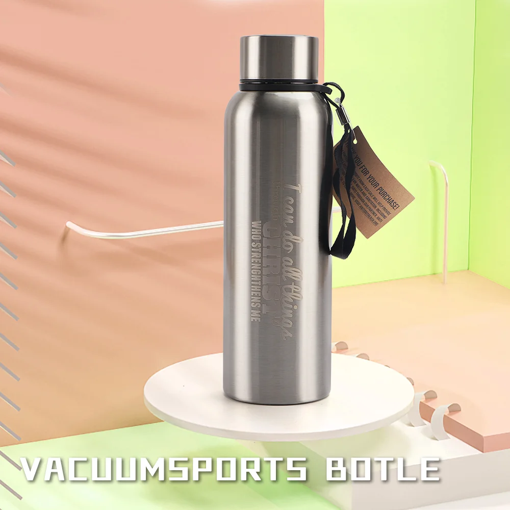 304 Stainless Steel Double Wall Vacuum Flask Water Bottle Insulated Thermos Sport Water Bottle for Outdoor