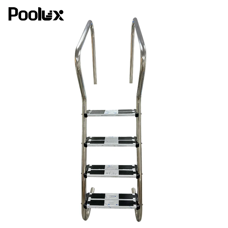 2024 NEWEST Poolux Swimming Pool  Equipment Accessories 304ss 3step 4 step pool Ladder
