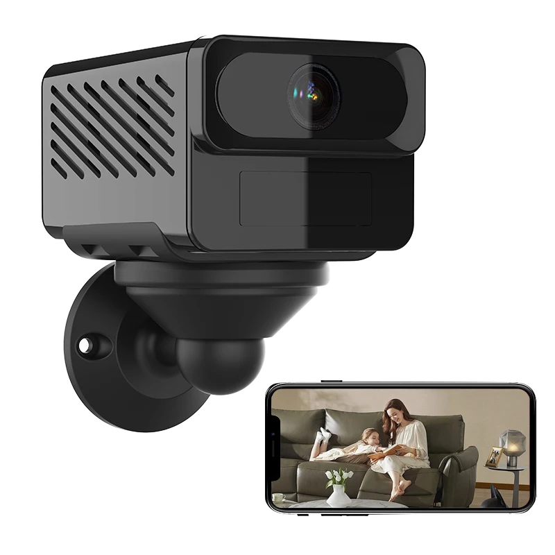 Super Mini Camera Wifi 1080P Camera For Security AI Motion Alarm Audio Video TF Card Recording Small Size Camera