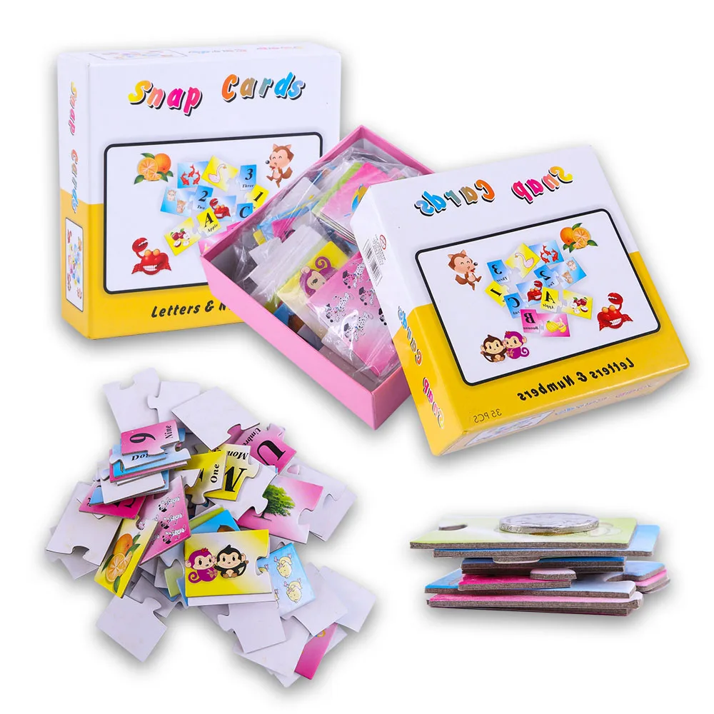 Alphabet puzzle, DIY puzzle cards, custom puzzles for adults and children