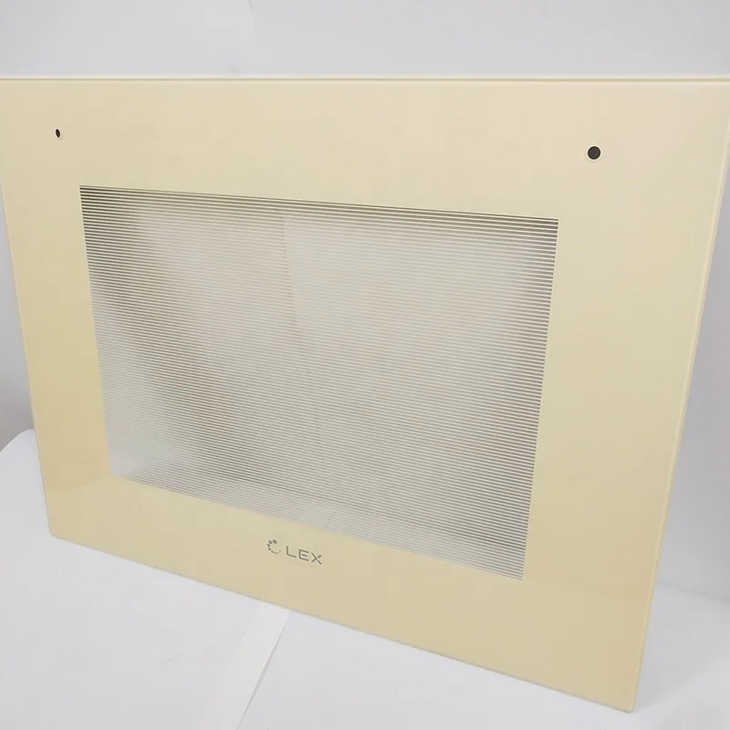 Black wire mesh tempered glass  oven parts tempered glass different size of oven door glass panel accessories