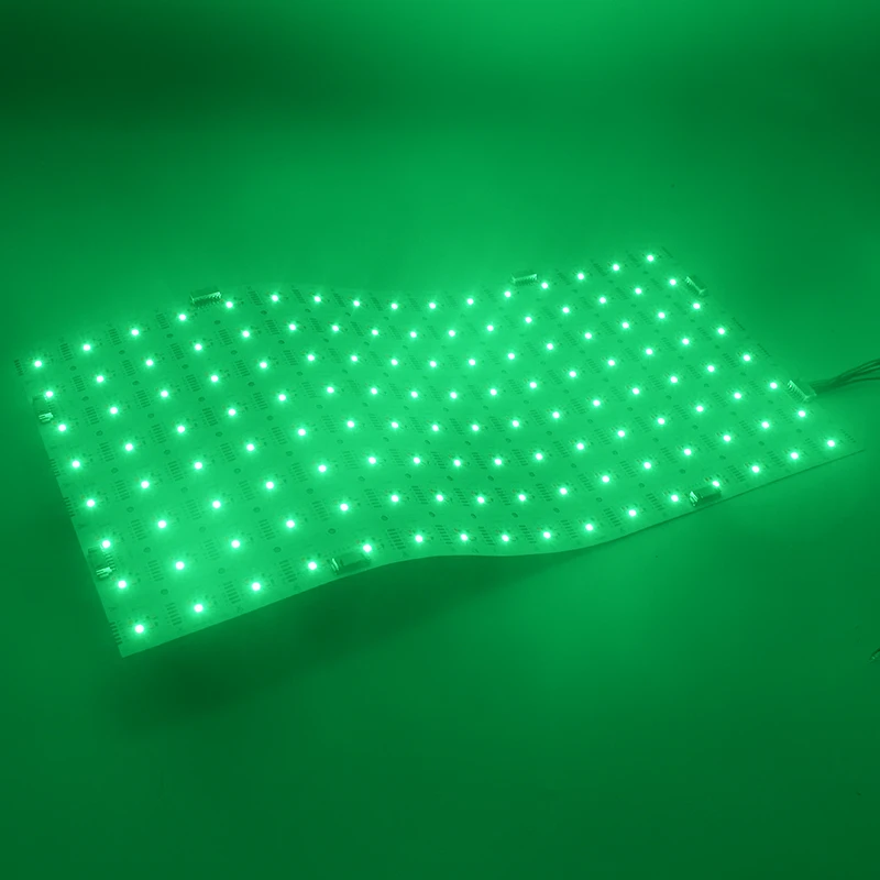 Multicolor Flexible LED Sheet DC24V 50W 640leds LED Backlighting for Translucent Countertop Stair Wall