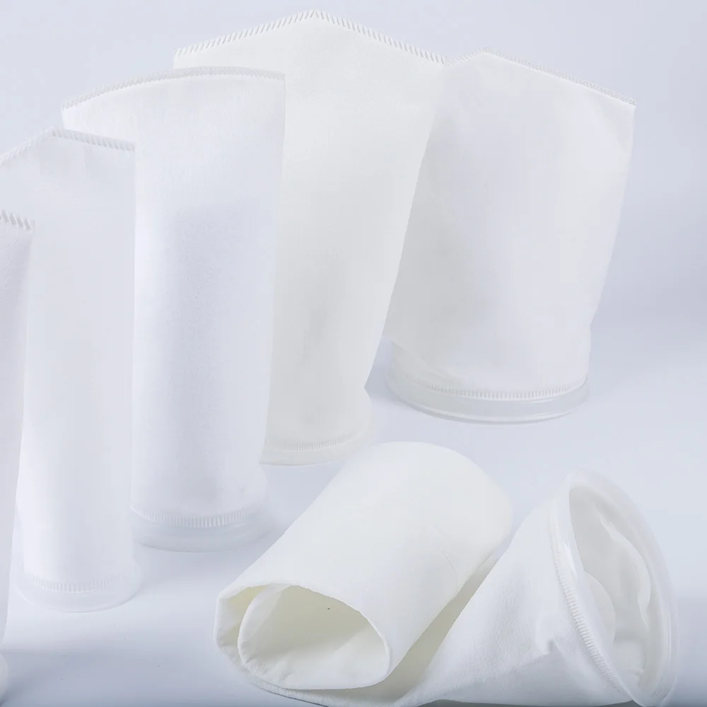 Nylon Mesh Water Liquid Filter Sock Custom Ring Mouth Micron Polyester PP PE Nylon Liquid Filter Bag