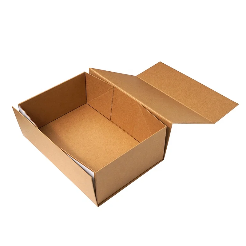 Large Luxury Shoe Shirt Package Hard Cardboard Magnetic Collapsible Premium Box Custom Logo Color Magnet Closed Folding Box Matt