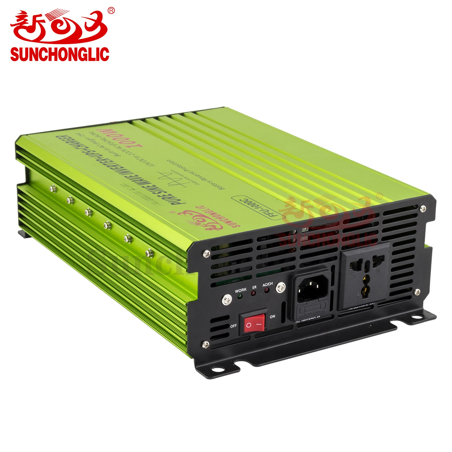 Sunchonglic inverters for wholesale sale 12V 220V 1000w solar off grid pure sine wave ups power inverter with battery charger