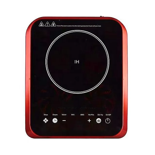New Single Battery Powered Electric Commercial Solar DC 24V/48V Induction  Cooker Smart Hot Pot Stove