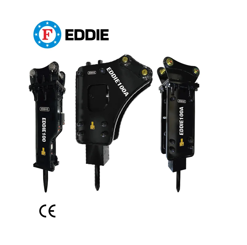 Factory Direct Powerful EDDIE Hydraulic Breaker Excavator Attachments New Rock Breaker Chisel for Construction Low Price