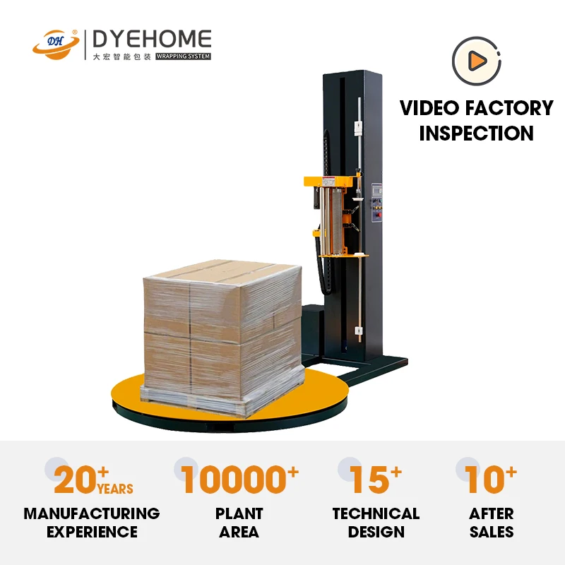 High Speed Automatic Stretch Wrapper Machine Pallet Wrapping Machine Pallet Wrapper Machine