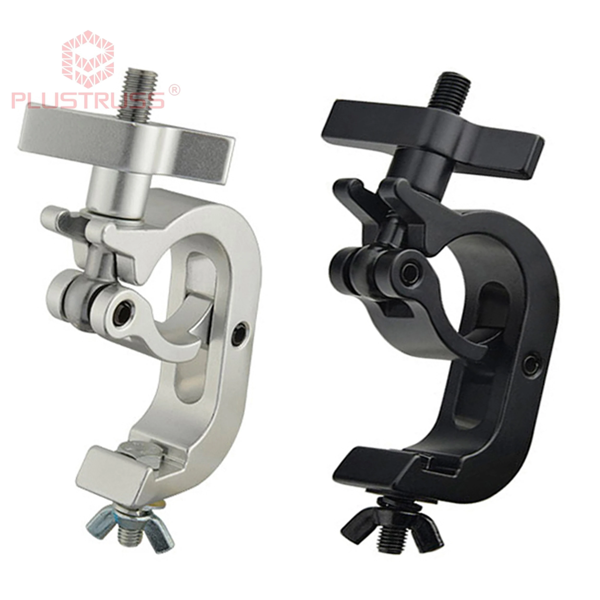 Tube 48-51mm Load 250kg Pipe Clamp Truss Hook Aluminum Stage Lighting Truss Clamp Hook Trigger Clamp 5008