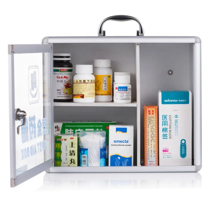 
Factory Production OEM New Style Customized Medical Kit Wall-mounted Empty First Aid Box For Hospital Household 