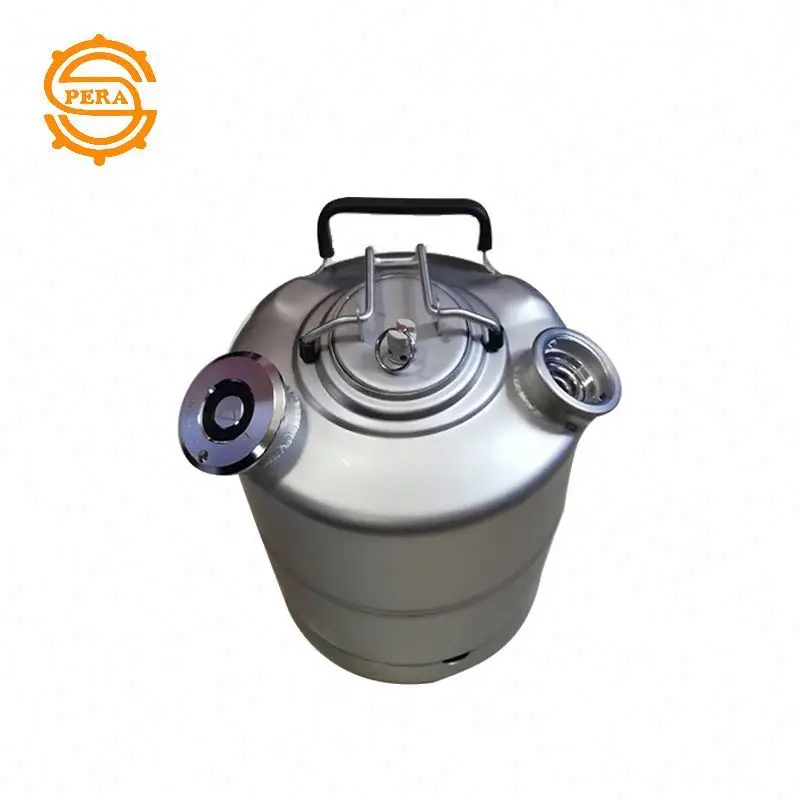 Stainless steel 15lt Beer keg disinfect cleaning keg with two spear