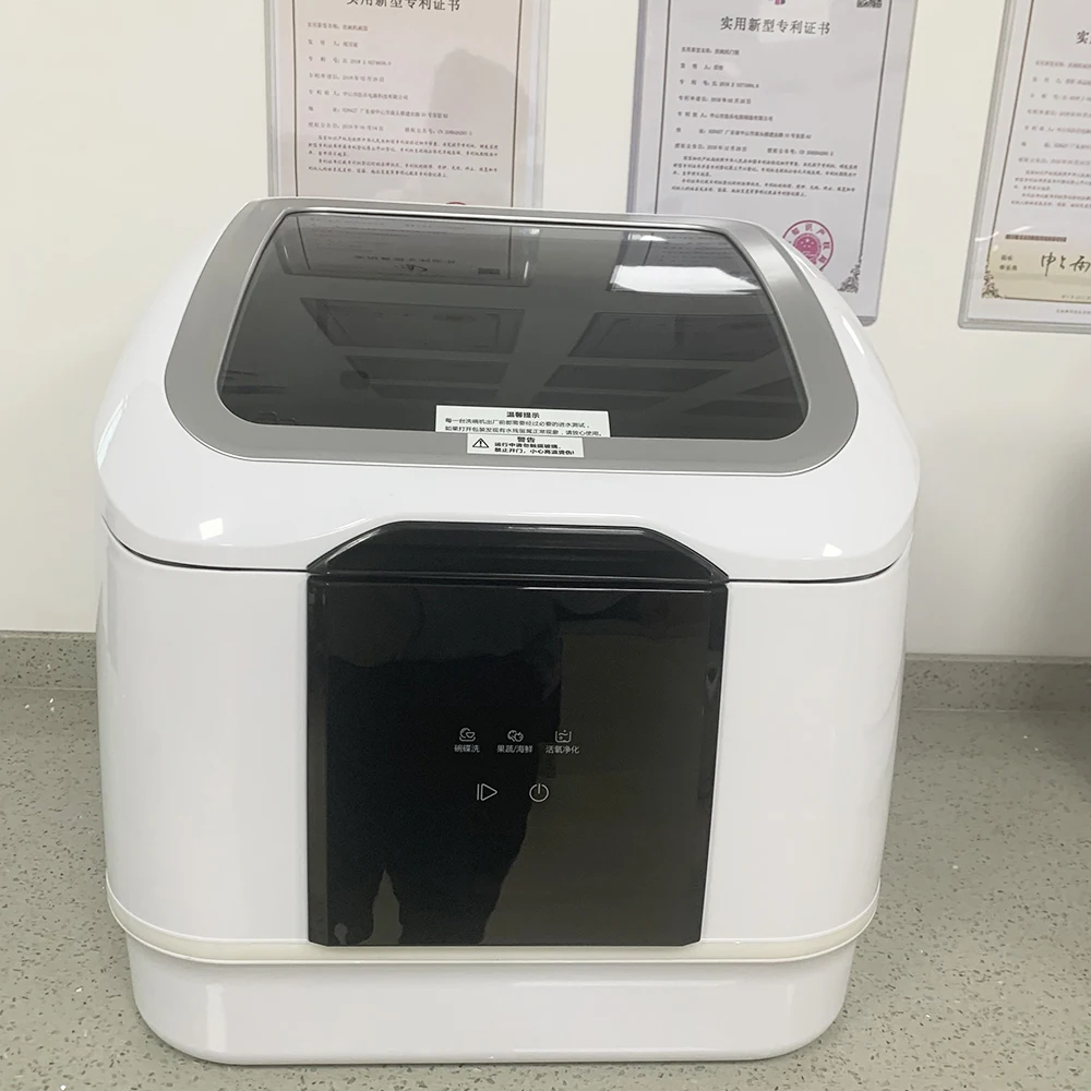 6 sets Small Portable Automatic Compact Tabletop Dishwasher