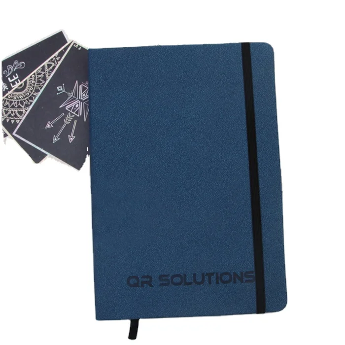 hot sale elastic band agenda stationary business planners diary with custom logo personalized hardcover daily planners