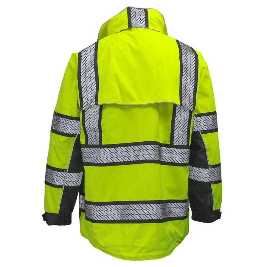 Thickened and cotton outdoor safety protective clothing reflective raincoat reflective clothing