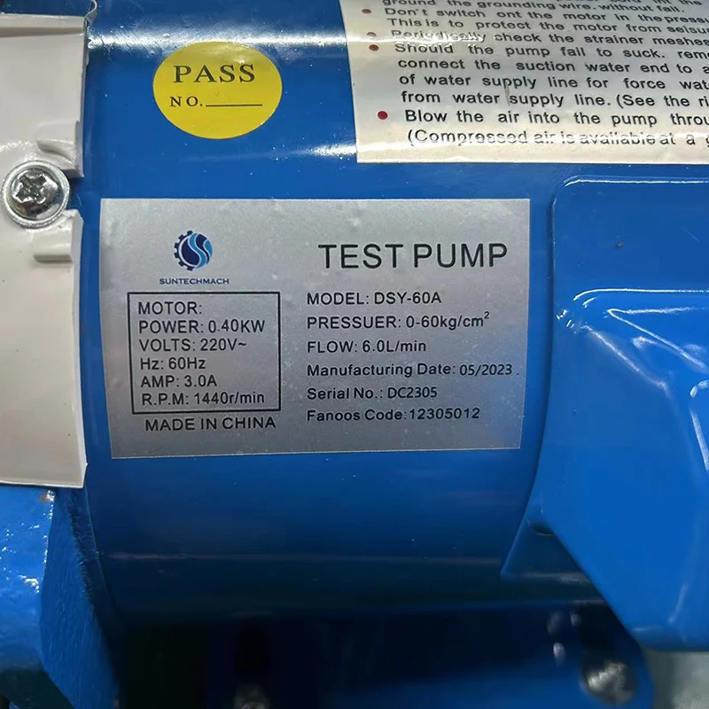 Factory Supply New High Precision Equipment System 400W Electric High Pressure Generation Fluid Reservoir Piston Test  Pump