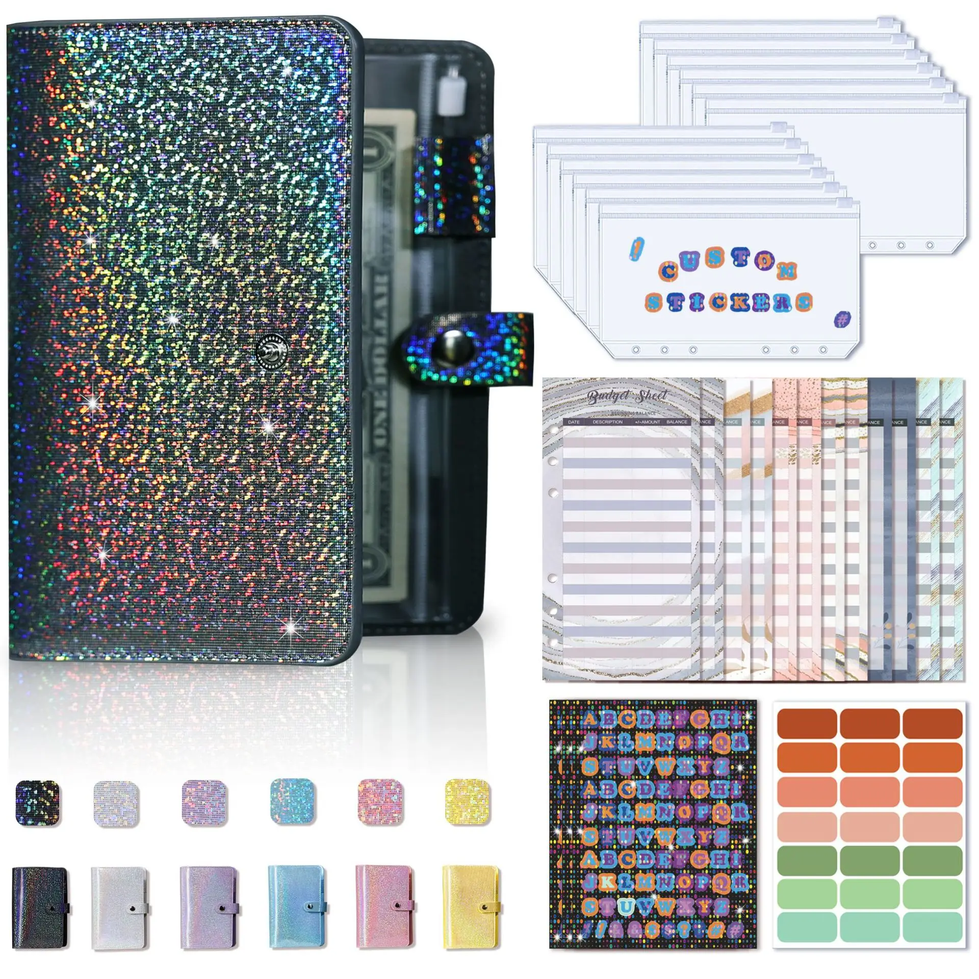 Full Star a6 loose-leaf bookkeeping notebook Creative cash budget financial planning ledger wholesale
