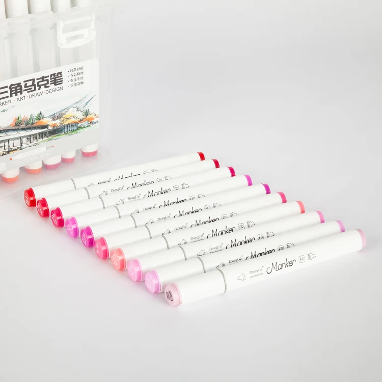 108 Colors For Painting Rocks Wood Glass Ceramic Metal Canvas Paper Permanent Twin Tip Marker Pen