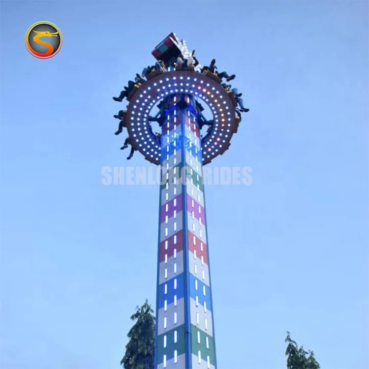 Hot Attractive Top Carnival Other Amusement Park Products Mini Drop Tower Ride for Kids and Adults for Sale