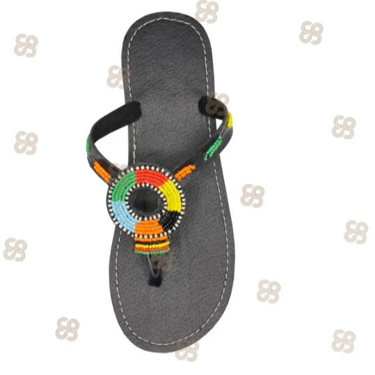 Premium Maasai African Kenyan Beaded Sandals Vegan for women Lady Sandal Ladies Woman Light Weight Shoe Manufacturers