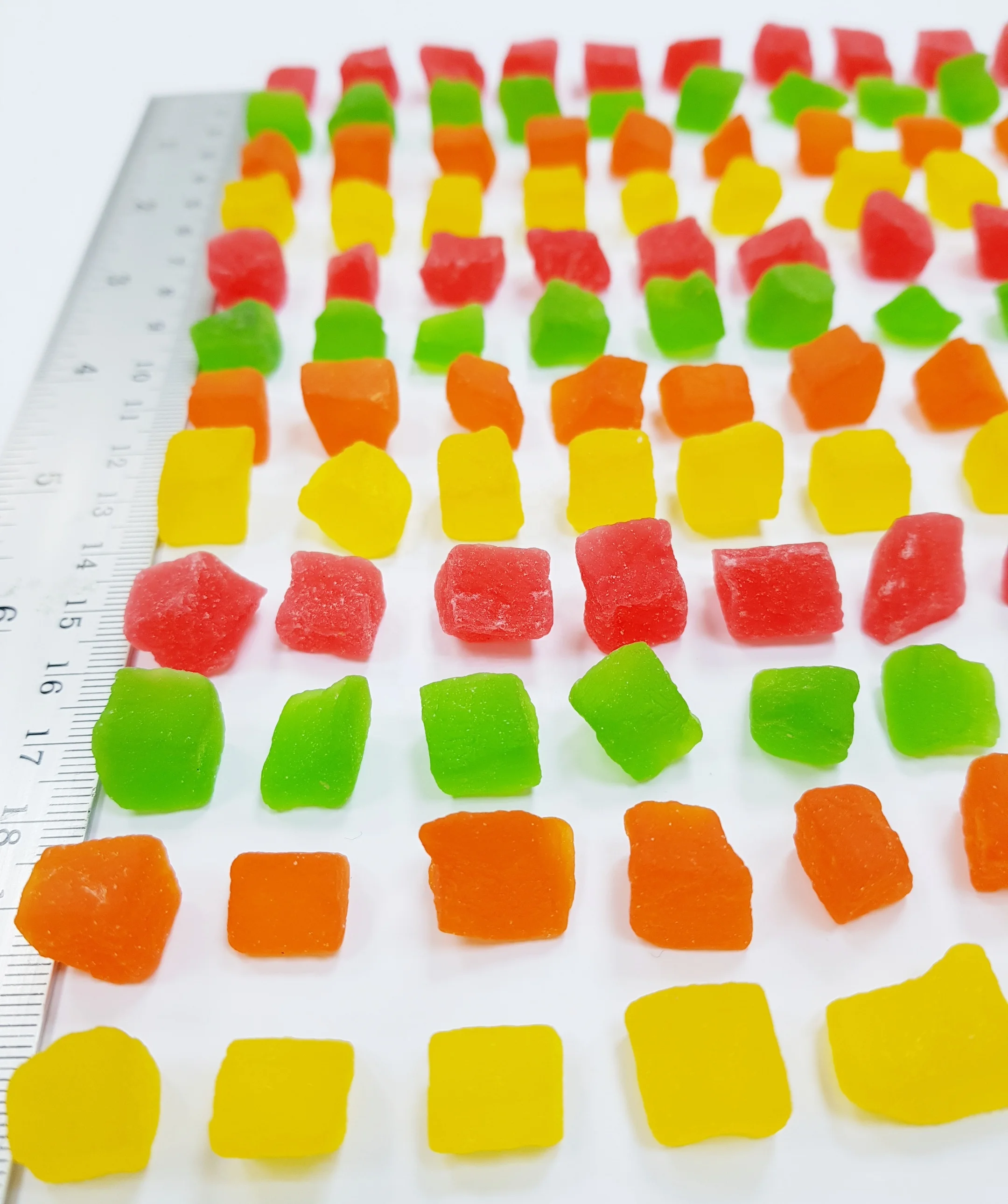 Сушеный папайя, 8-10 мм, смесь цветов, Таиланд