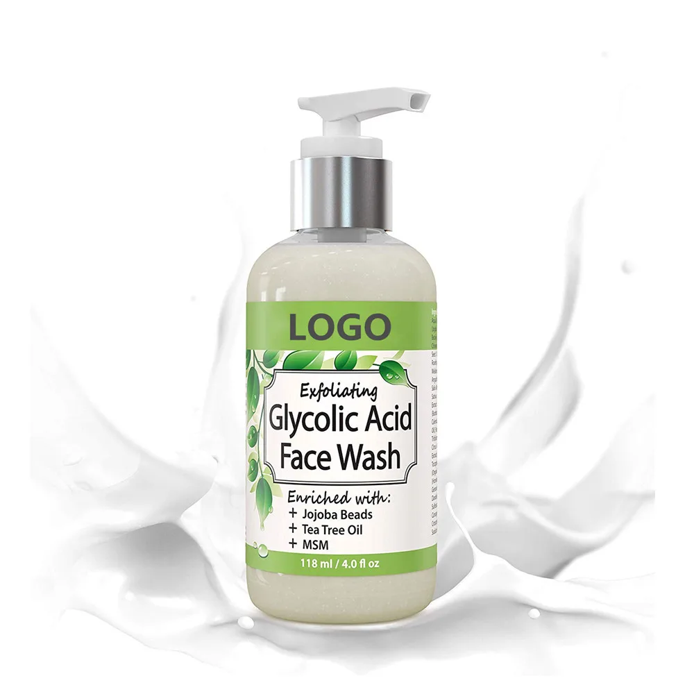 Private Label Salicylic Results Best Glycolic Acid Face Wash