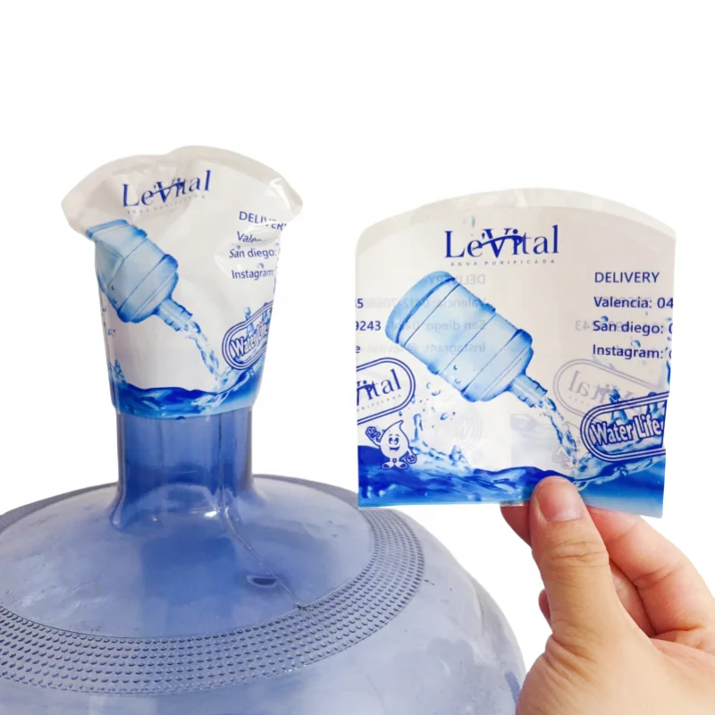 Water Bottle Cap Seal Shrink Sleeve Label Wrap for 5 Gallon Water Bottle Neck Seal