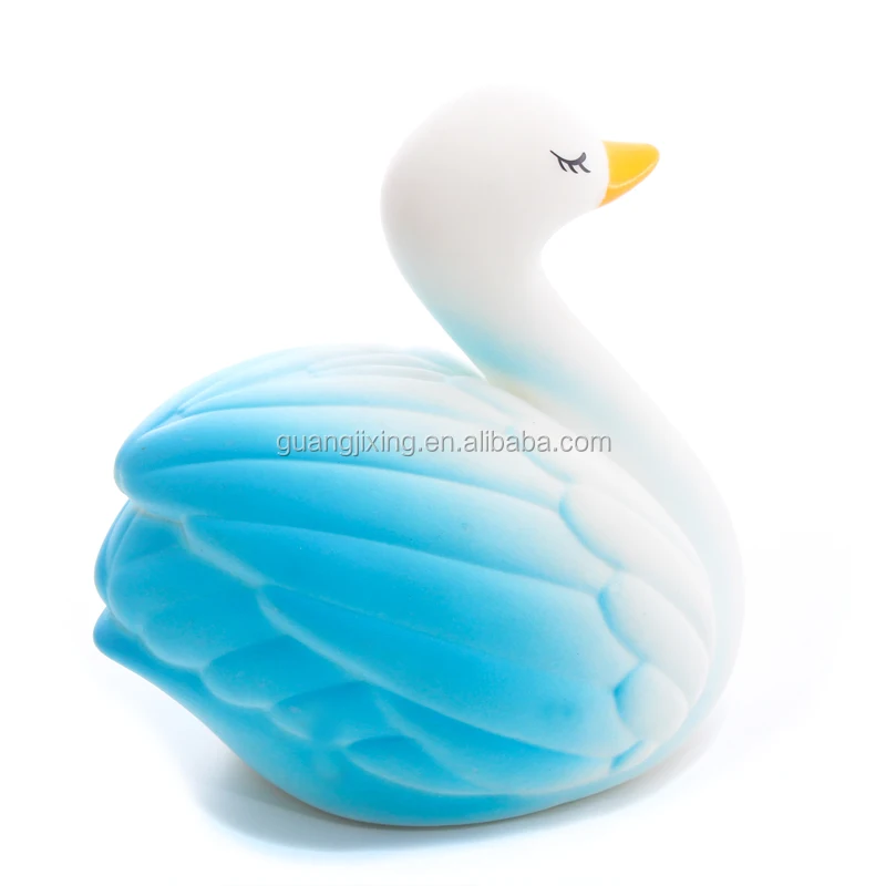 Soothing Baby Fun Design Swan Animal Light Night Lamp for Kid
