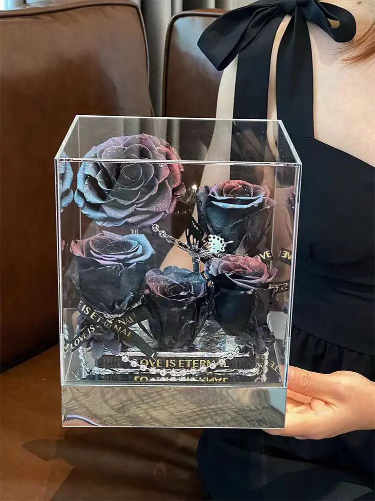 Yongshenghua acrylic cover transparent dustproof storage box customization