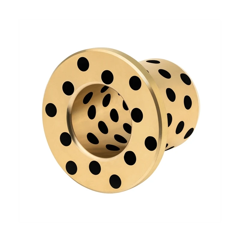 Oilless bushing copper alloy thrust type MPGZ10-14 flange inlaid graphite copper sleeve bushing linear bearing flange bushing