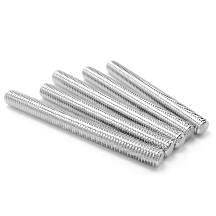 DIN 975 ASTM B348 Gr. 5 Titanium Threaded Rod for Chemical Use