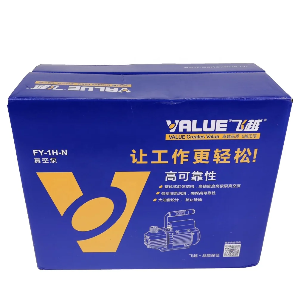 Rotary Vane Air Conditioner Refrigerator Pumping High Vacuum Vacuum Pump Air Inlet Thread 7-16-20 FY-1H-N 1L Portable