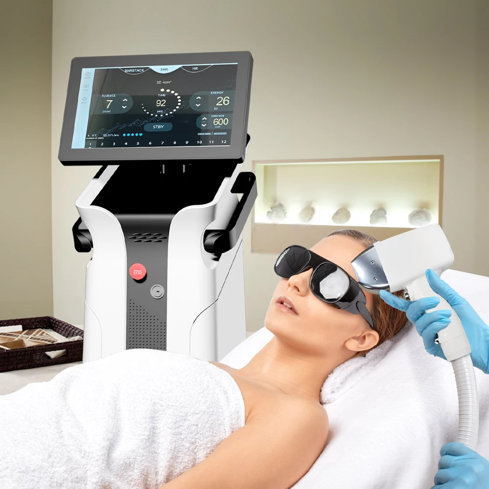 2024 Newest High power Diode Laser 808 nm Lifetime warranty Ice Platinum Titanium 4 wavelength Diode Laser Hair Removal Machine