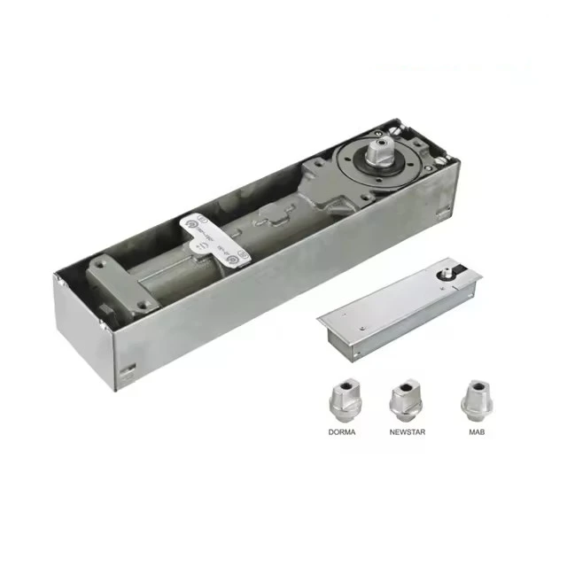 High quality closed hidden door closer ground type hinged hidden glass floor spring frameless glass door closer for 150 kg doors
