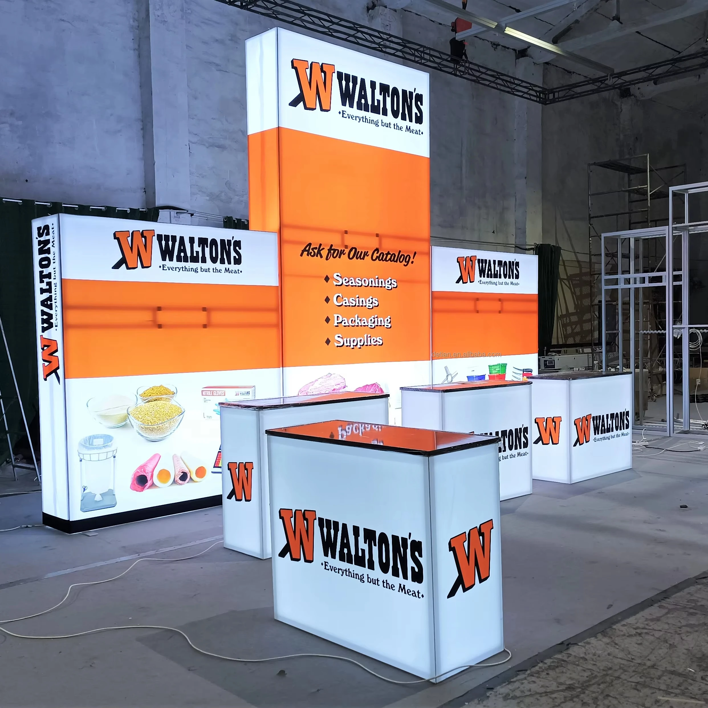 Портативный выставочный стенд с подсветкой 10x10